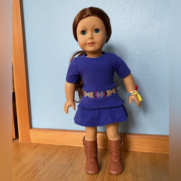 Retired American Girl Doll Saige Copeland Nice Condtition